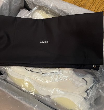 Amiri Bone Runner Sneaker white Black