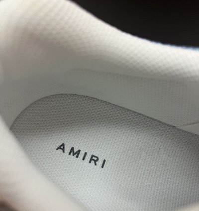 Amiri Bone Runner Sneaker white Teal