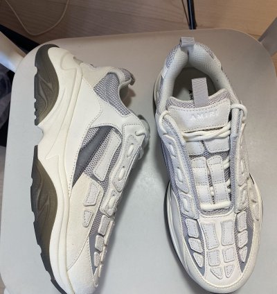 Amiri Bone Runner Sneakers Grey