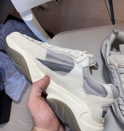 Amiri Bone Runner Sneakers Grey