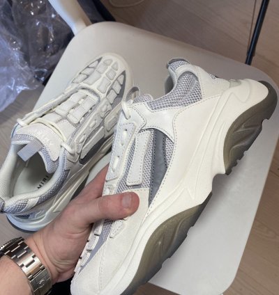 Amiri Bone Runner Sneakers Grey