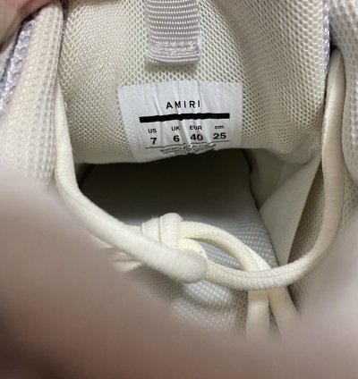 Amiri Bone Runner Sneakers Grey
