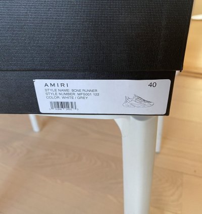Amiri Bone Runner Sneakers Grey