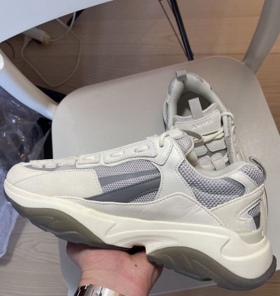 Amiri Bone Runner Sneakers Grey