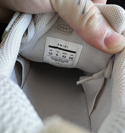 Amiri Bone Runner Sneakers Sz Us10m