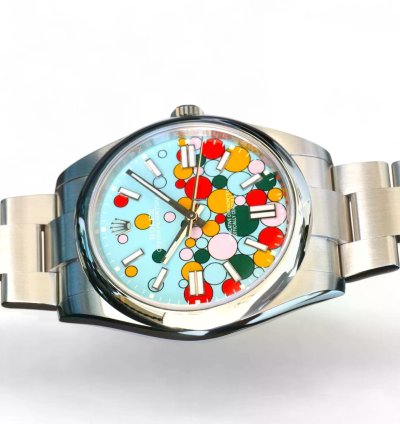 Rolex Oyster Perpetual 41 Celebration-motif Dial 124300