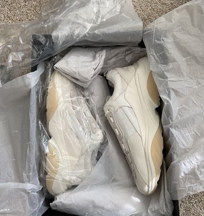 Amiri Bone Runner Suede Shoes