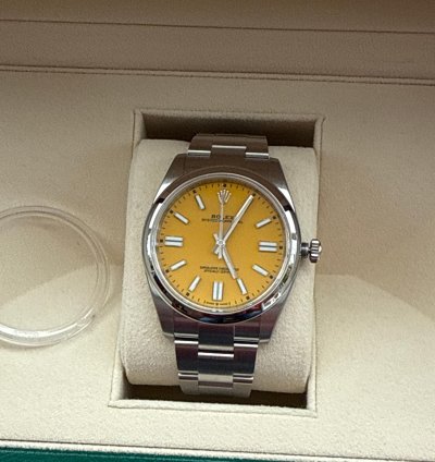 Rolex Oyster Perpetual 41 Fully Stickered Brand New Unworn Full Set