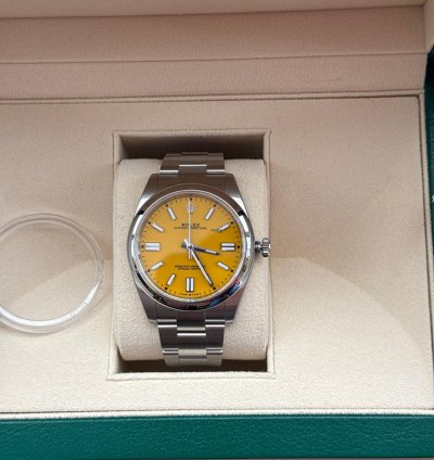 Rolex Oyster Perpetual 41 Fully Stickered Brand New Unworn Full Set