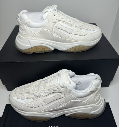 Amiri Bone Runner White New With Box