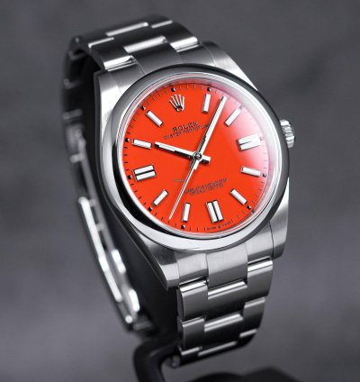 Rolex Oyster Perpetual 41 Red Coral