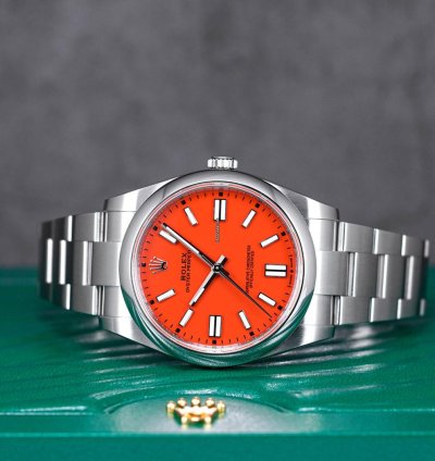 Rolex Oyster Perpetual 41 Red Coral