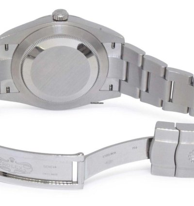 Rolex Oyster Perpetual 41 Steel Coral Red Dial Mens Watch Box Papers 21 124300