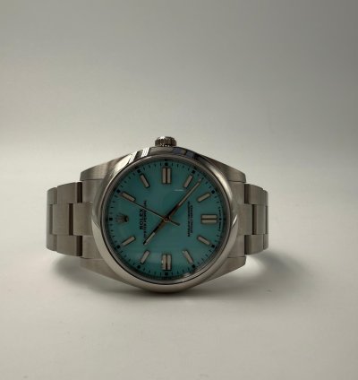 Rolex Oyster Perpetual 41 Tiffany Blue Dial - Full Set