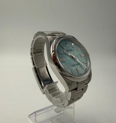 Rolex Oyster Perpetual 41 Tiffany Blue Dial - Full Set