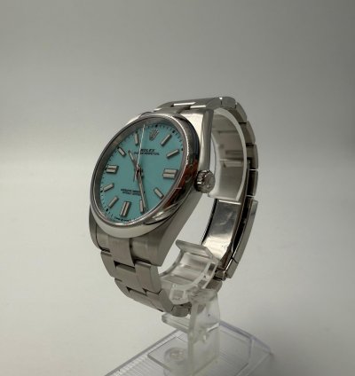 Rolex Oyster Perpetual 41 Tiffany Blue Dial - Full Set