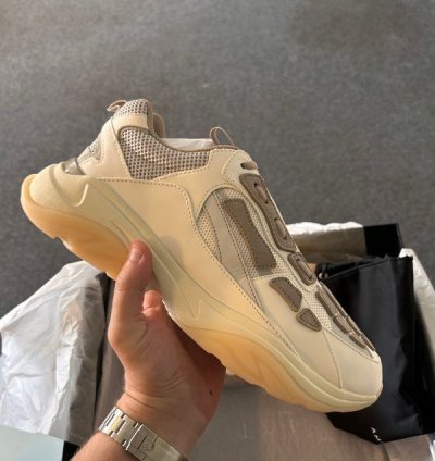 Amiri Bone Runners Stone Grey