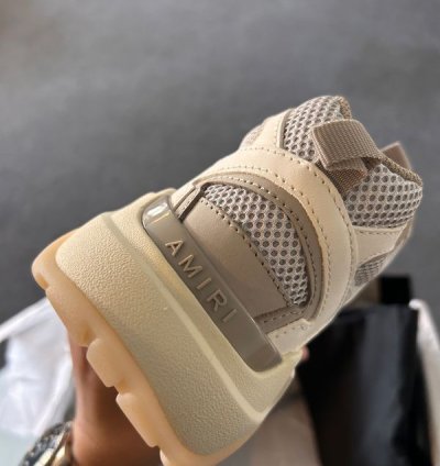 Amiri Bone Runners Stone Grey