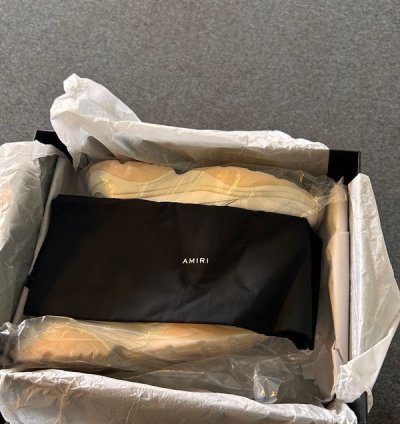 Amiri Bone Runners Stone Grey