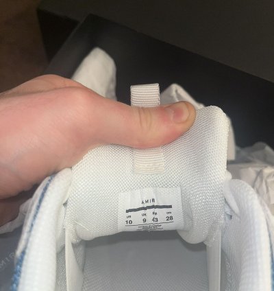 Amiri Bone Runners Teal Sneakers