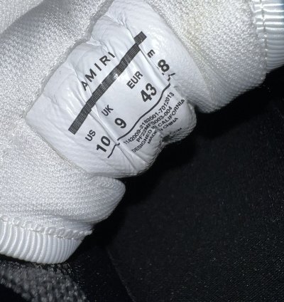 Amiri Bone Sneakers Deadstock