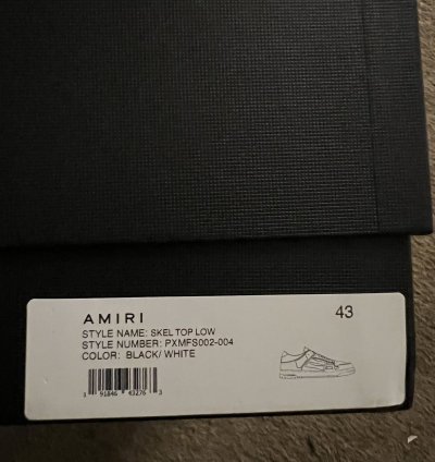 Amiri Bone Sneakers Deadstock