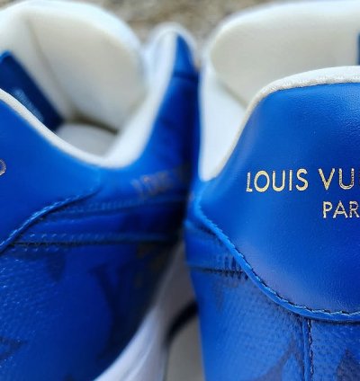 Louis Vuitton Nike Air Force 1 Low Monogram Blue White