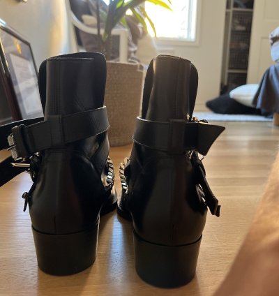 Amiri Chain Detail Jodphur Boots