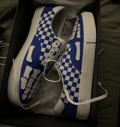 Amiri Checkered Skele Lowtop