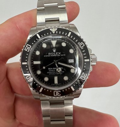 Rolex Sea-dweller 4000 Nuovo New Warranty Garanzia Plastic