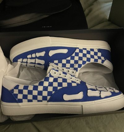 Amiri Checkered Skele Lowtop