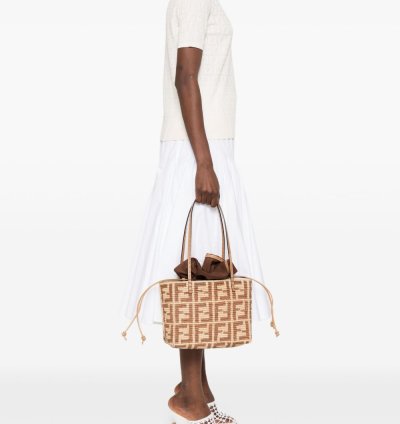 Fendi Small Roll Tote Bag