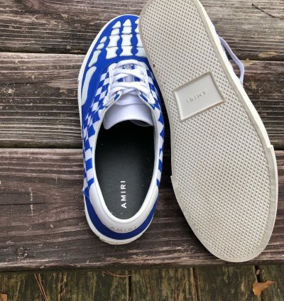 Amiri Checkered Skeleton Sneaker