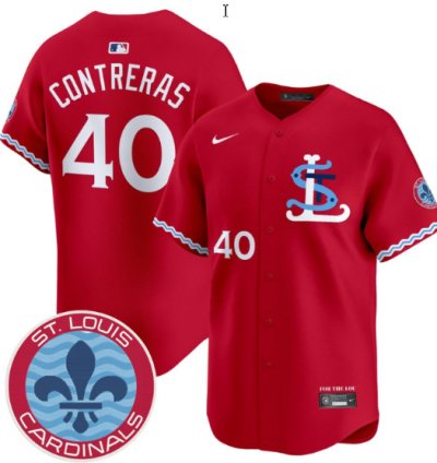 Willson Contreras Jersey 40 St Louis Cardinals City Connect Vapor Premier Limited Stitched