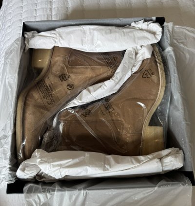 Amiri Chelsea Crepe Sole Boot - Brown Cognac Never Worn