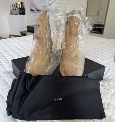 Amiri Chelsea Crepe Sole Boot - Brown Cognac Never Worn