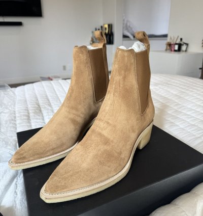 Amiri Chelsea Crepe Sole Boot - Brown Cognac Never Worn