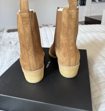 Amiri Chelsea Crepe Sole Boot - Brown Cognac Never Worn
