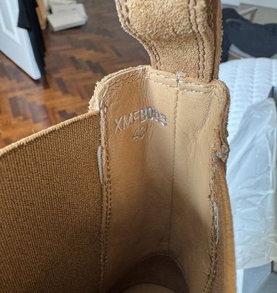 Amiri Chelsea Crepe Sole Boot - Brown Cognac Never Worn
