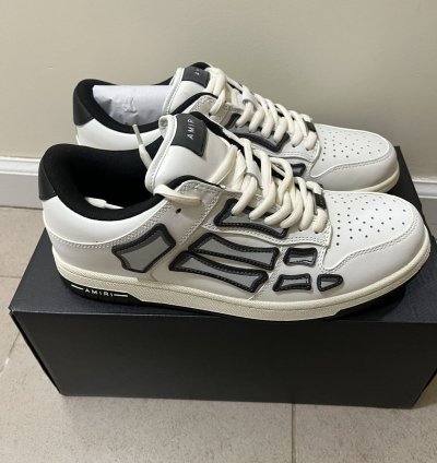 Amiri Chunky Skeleton Low Top Sneakers Sz 10us