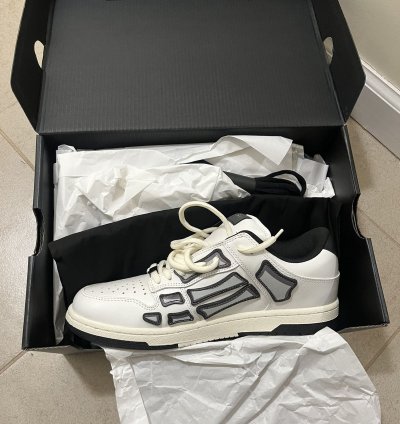 Amiri Chunky Skeleton Low Top Sneakers Sz 10us