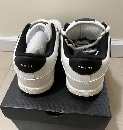 Amiri Chunky Skeleton Low Top Sneakers Sz 10us