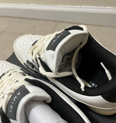 Amiri Chunky Skeleton Low Top Sneakers Sz 10us
