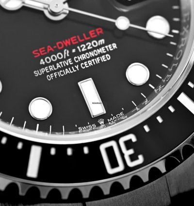 Rolex Sea-dweller 43mm Black Pvd Dlc Coated Stainless Steel Watch 126600