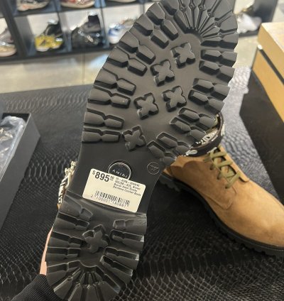 Amiri Combat Bandana Suede Boots