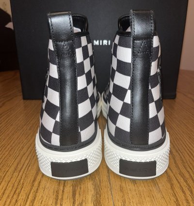 Amiri Court Checkered High-top Sneaker
