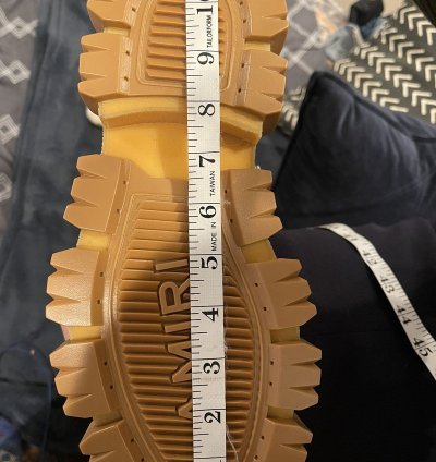 Amiri Crepe Lug Combat Boots