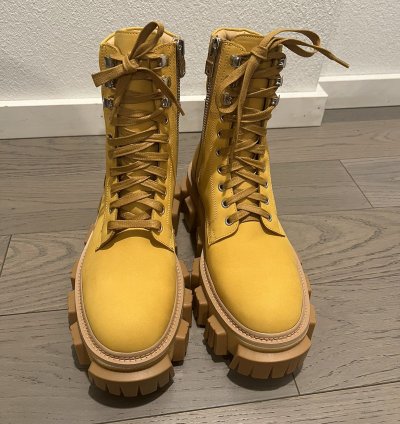 Amiri Crepe Lug Combat Boots
