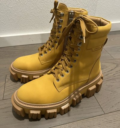 Amiri Crepe Lug Combat Boots