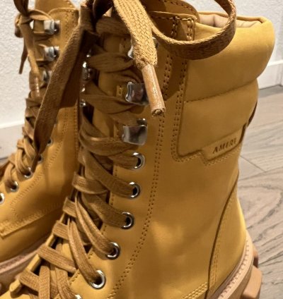 Amiri Crepe Lug Combat Boots